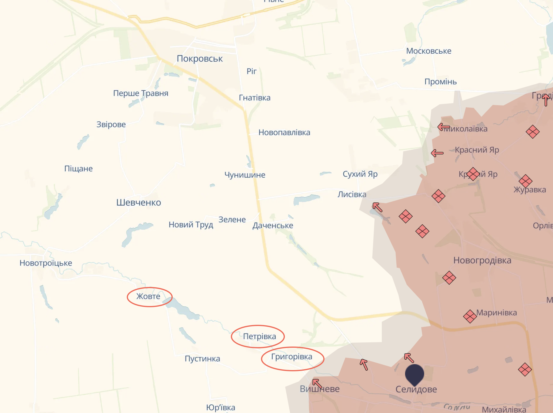 Селидове в "червоній зоні"? Що відбувається та чи обвалився фронт біля Покровська
